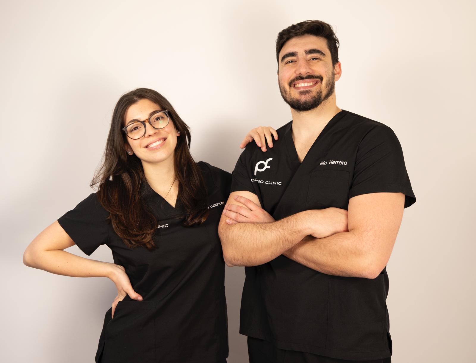Eric Herrero y Martina Lupacchini — Equipo Podofisio Clinic Terrassa